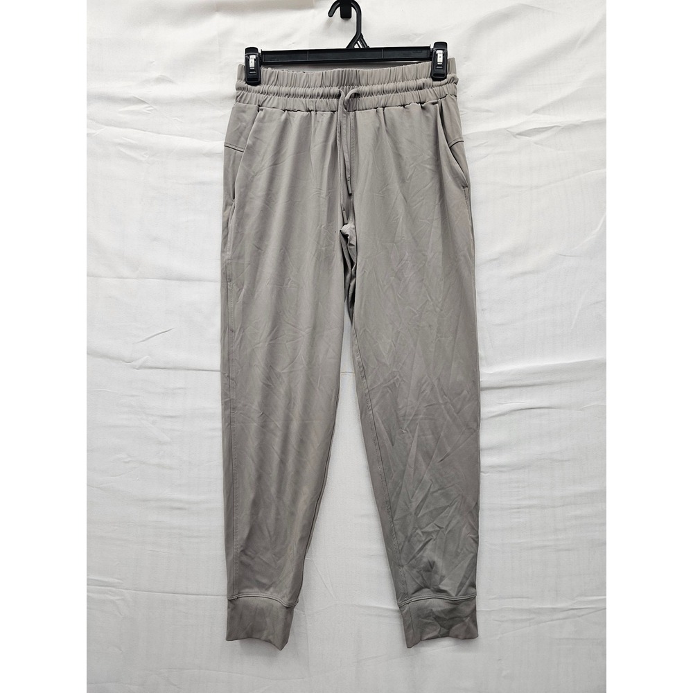 Member's Mark Womens Travel Jogger Pants Gray Nylon Blend Casual Size Small